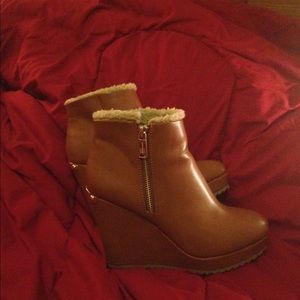 Juicy Couture Brown Ankle Boots